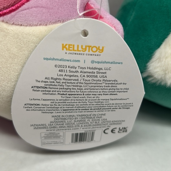 Squishmallow Bundle Brixton Pink Sugar Glider & Selassi Platypus New With Tag - Picture 6 of 9